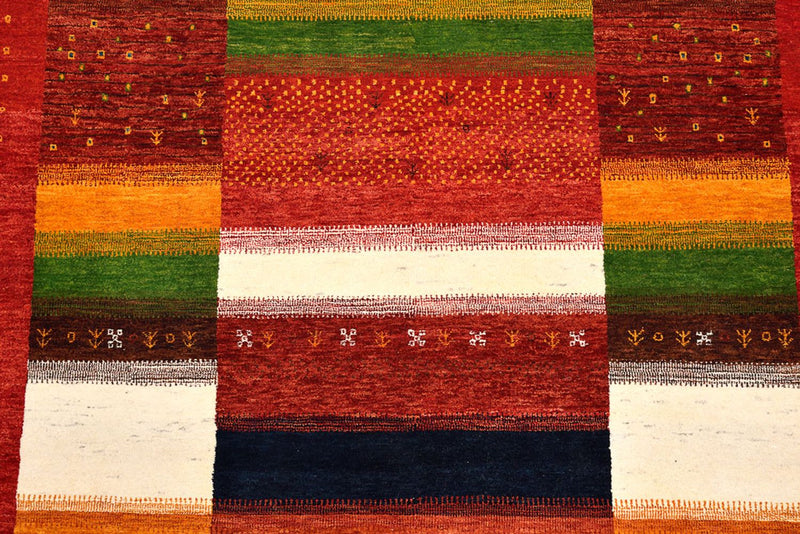 インド ロリバフト 絨毯 259x203cm - ウールラグ