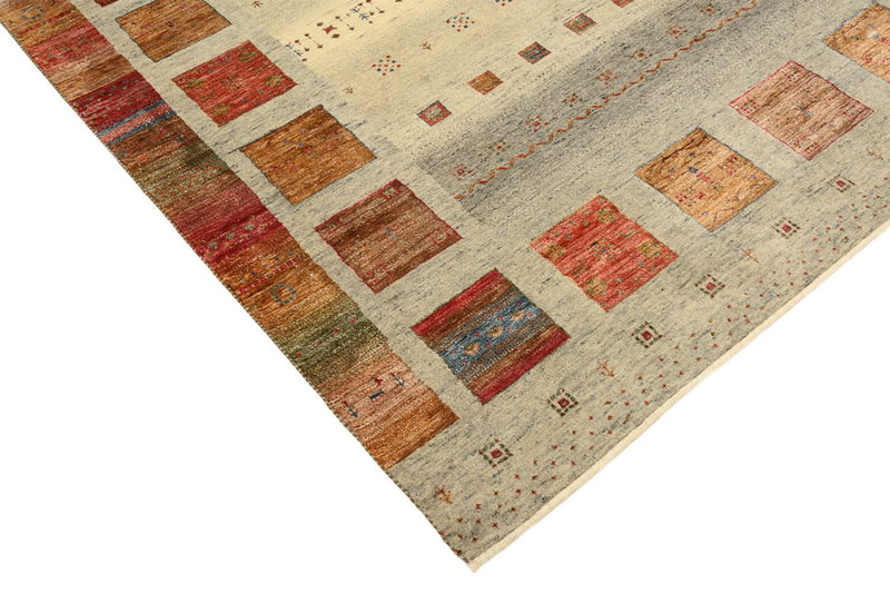 インド ロリバフト 絨毯 202x199cm - ウールラグ