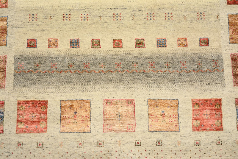 インド ロリバフト 絨毯 202x199cm - ウールラグ