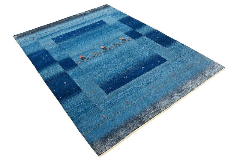 インド ロリバフト 絨毯 201x152cm - ウールラグ