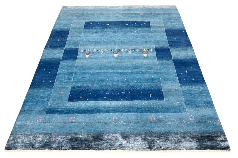 インド ロリバフト 絨毯 201x152cm - ウールラグ