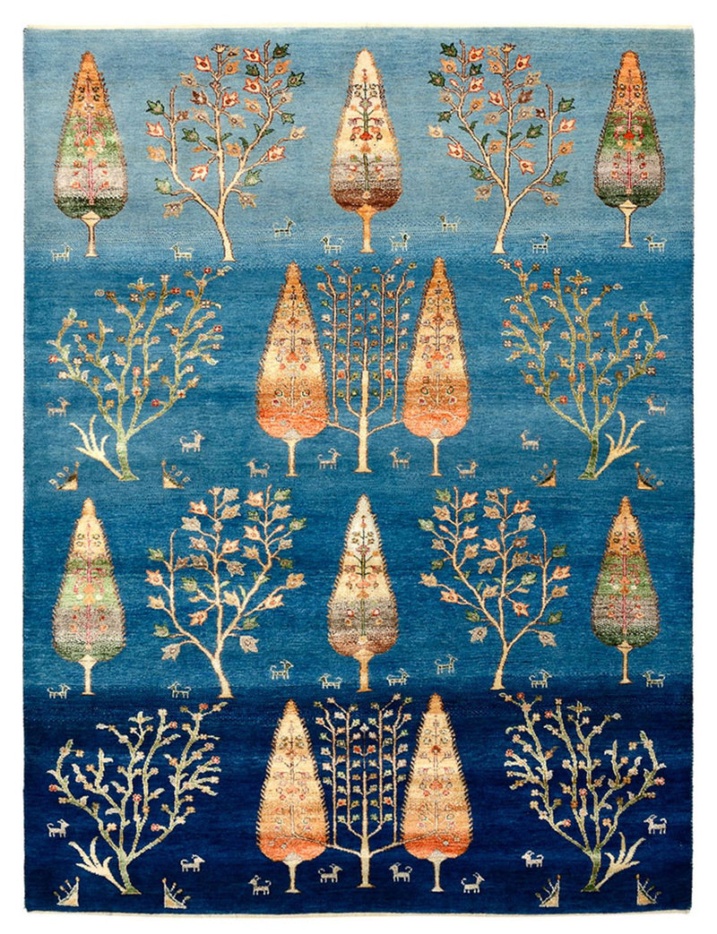 インド ロリバフト 絨毯 203x155cm - ウールラグ