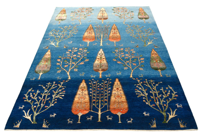 インド ロリバフト 絨毯 203x155cm - ウールラグ