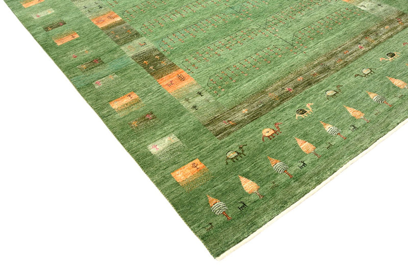 インド ロリバフト 絨毯 246x206cm - ウールラグ
