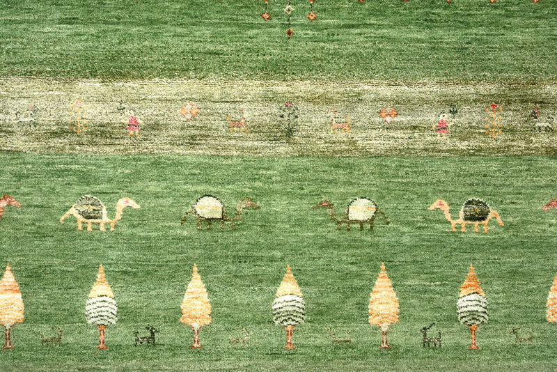 インド ロリバフト 絨毯 246x206cm - ウールラグ
