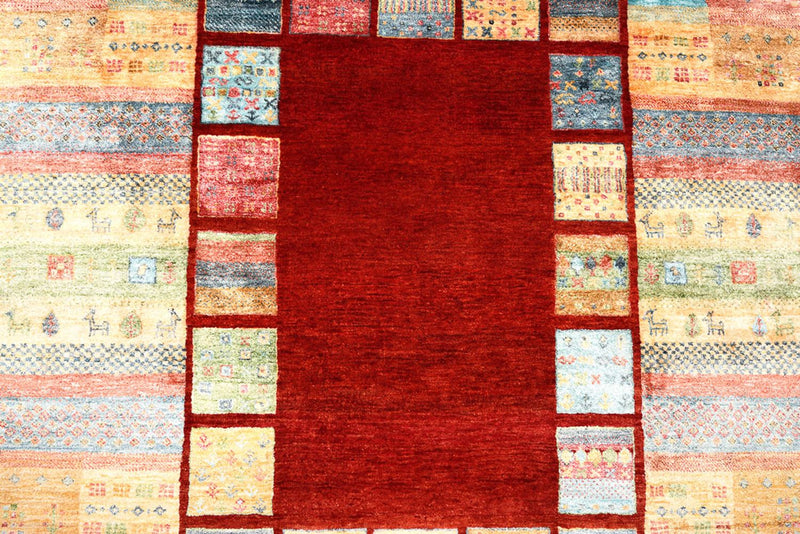 インド ロリバフト 絨毯 199x153cm - ウールラグ