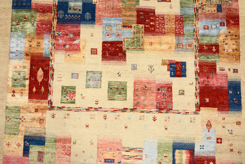 インド ロリバフト 絨毯 244x177cm - ウールラグ