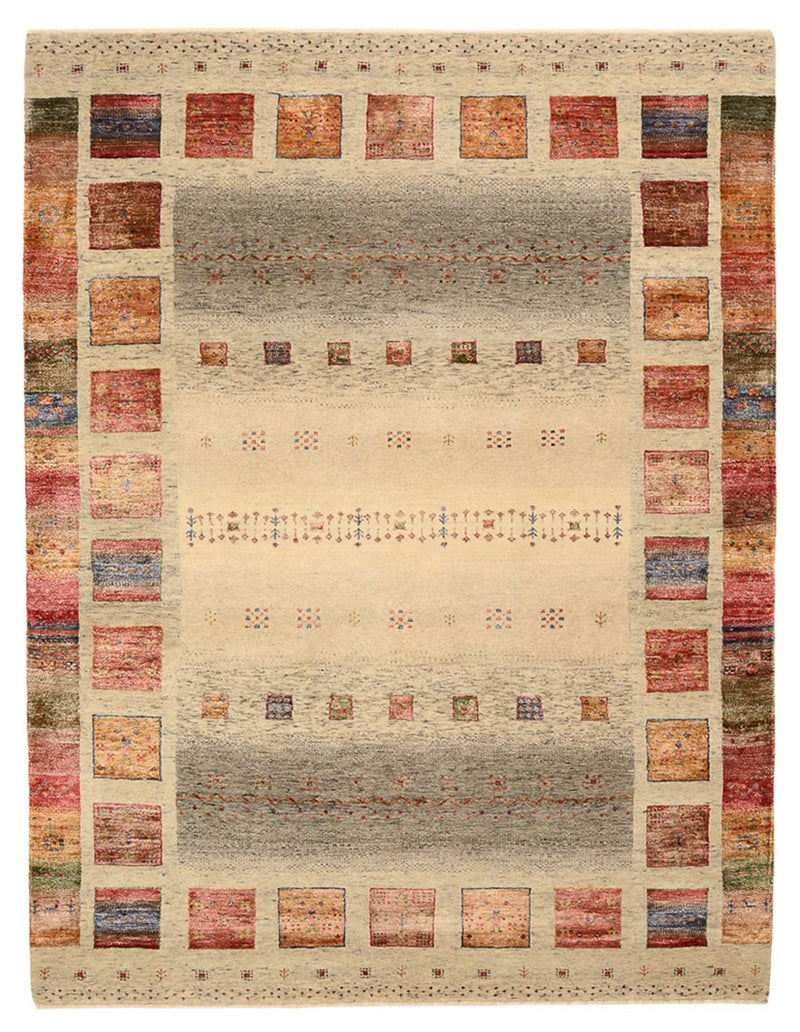 インド ロリバフト 絨毯 207x158cm - ウールラグ