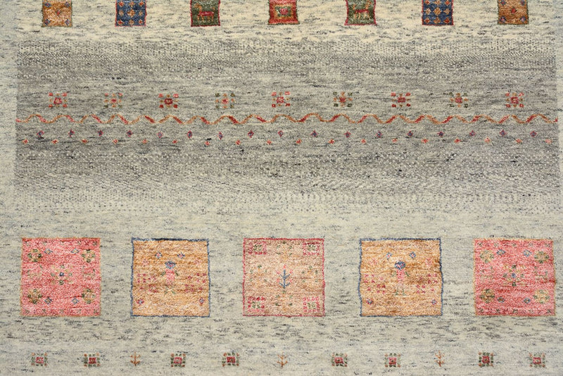 インド ロリバフト 絨毯 242x177cm - ウールラグ