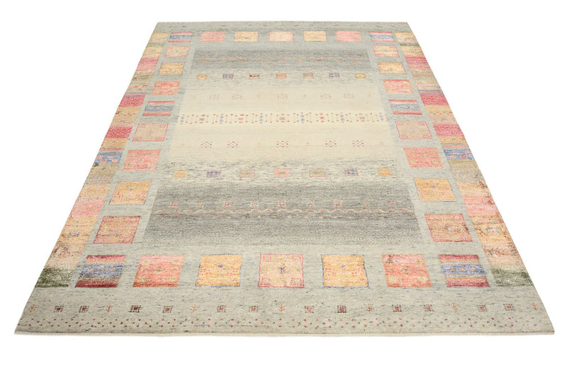 インド ロリバフト 絨毯 242x177cm - ウールラグ