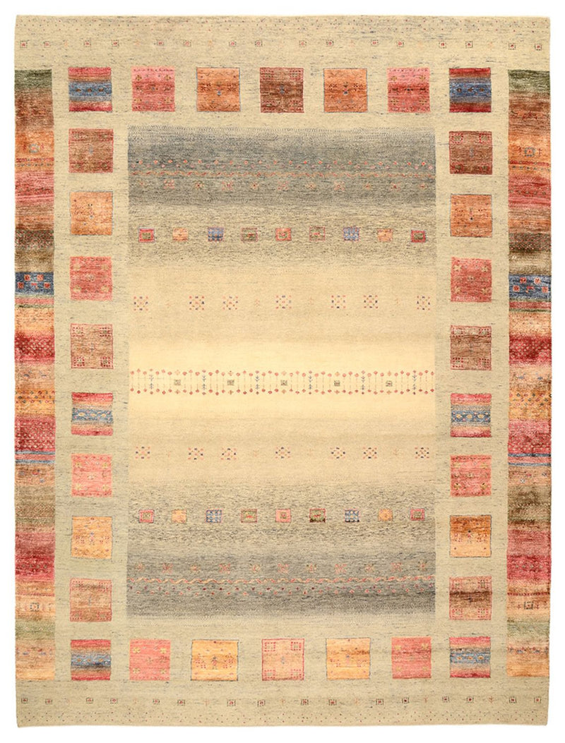 インド ロリバフト 絨毯 336x250cm - ウールラグ