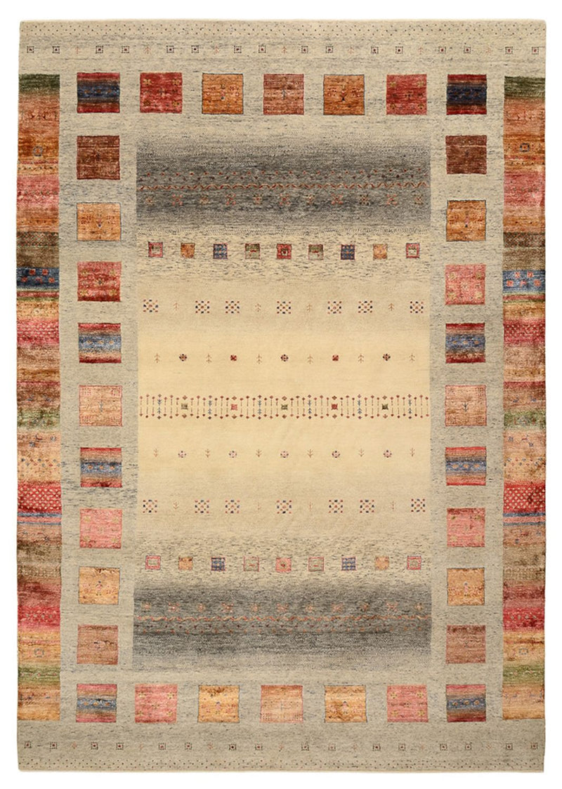 インド ロリバフト 絨毯 354x248cm - ウールラグ
