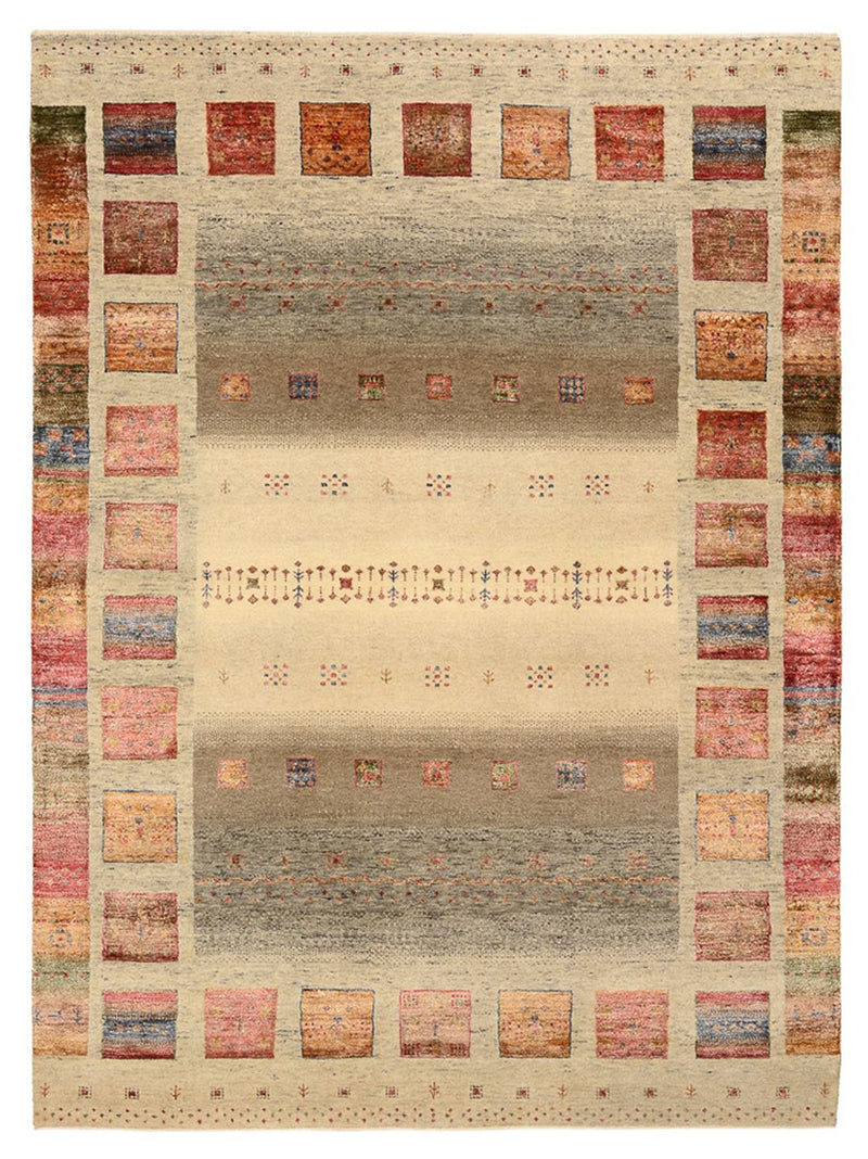 インド ロリバフト 絨毯 205x157cm - ウールラグ
