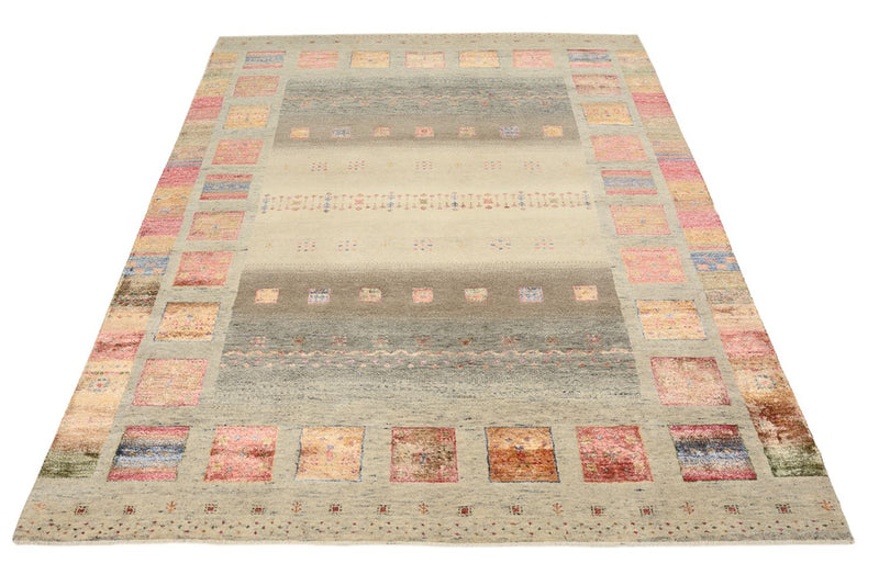 インド ロリバフト 絨毯 205x157cm - ウールラグ