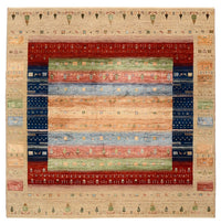 インド ロリバフト 絨毯 203x203cm - ウールラグ – product image
