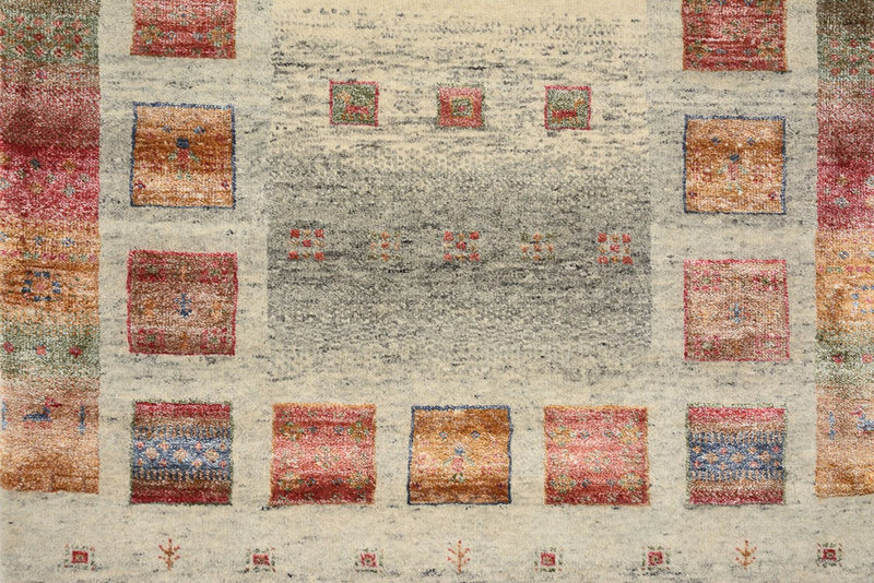 インド ロリバフト 絨毯 306x85cm - ウールラグ