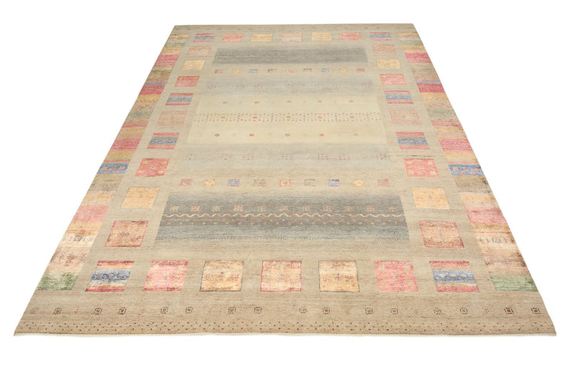 インド ロリバフト 絨毯 351x254cm - ウールラグ