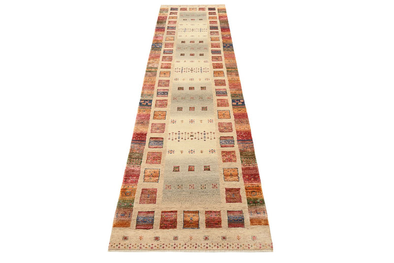 インド ロリバフト 絨毯 305x81cm - ウールラグ