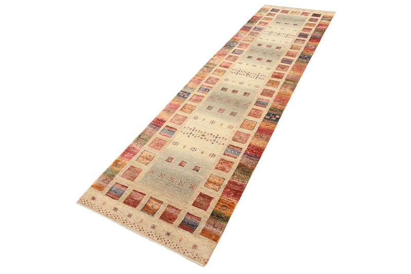 インド ロリバフト 絨毯 305x81cm - ウールラグ