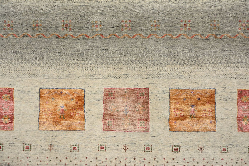 インド ロリバフト 絨毯 249x248cm - ウールラグ