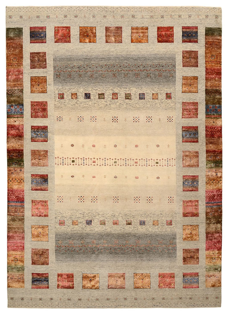 インド ロリバフト 絨毯 351x251cm - ウールラグ