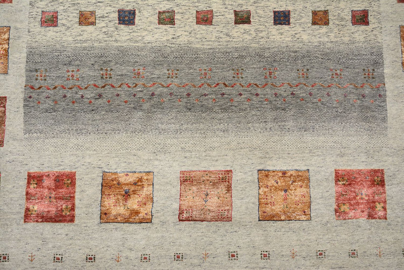 インド ロリバフト 絨毯 351x251cm - ウールラグ