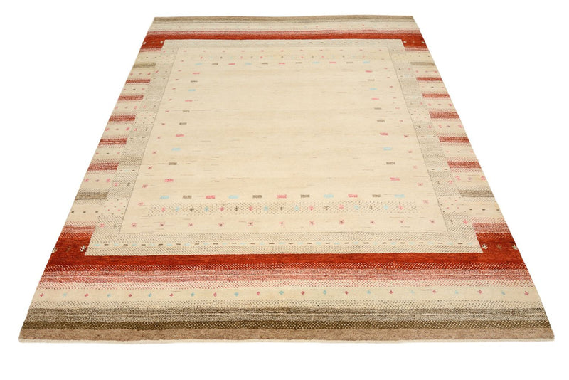 インド ロリバフト 絨毯 206x156cm - ウールラグ