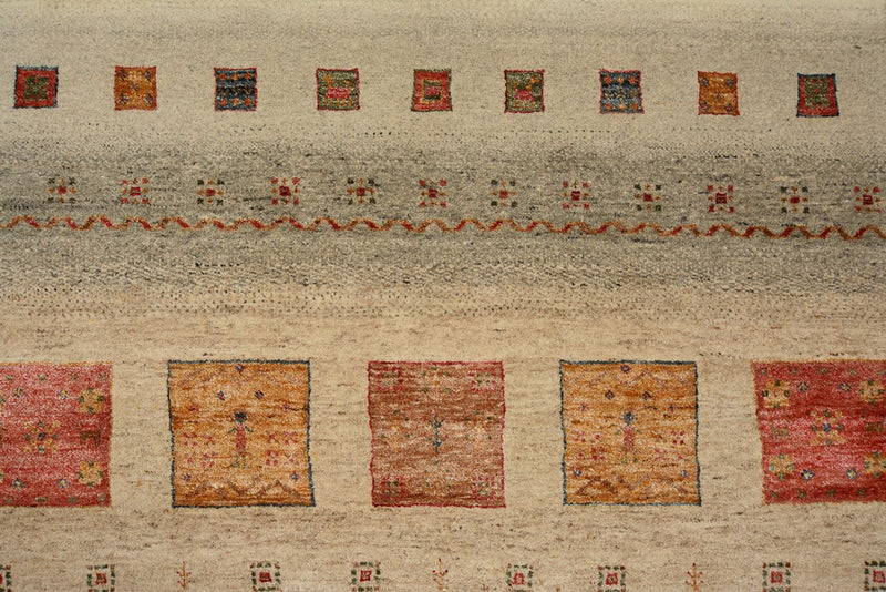 インド ロリバフト 絨毯 205x203cm - ウールラグ