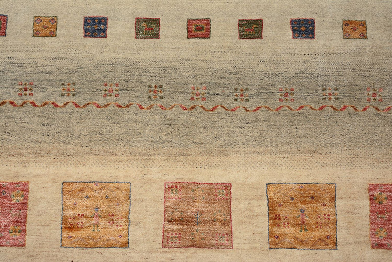 インド ロリバフト 絨毯 253x249cm - ウールラグ