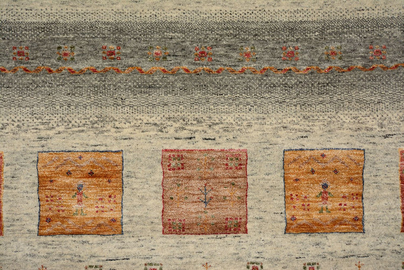 インド ロリバフト 絨毯 201x196cm - ウールラグ