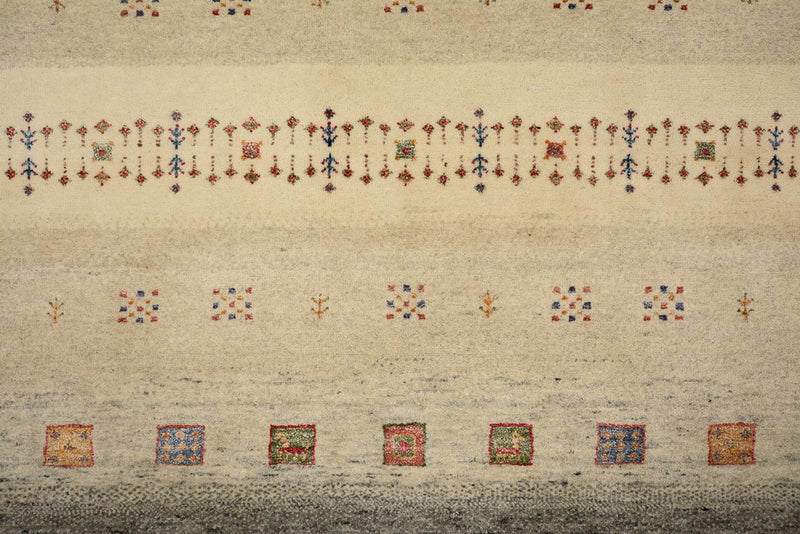インド ロリバフト 絨毯 206x205cm - ウールラグ