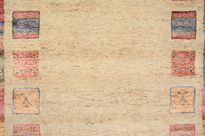 インド ロリバフト 絨毯 202x94cm - ウールラグ