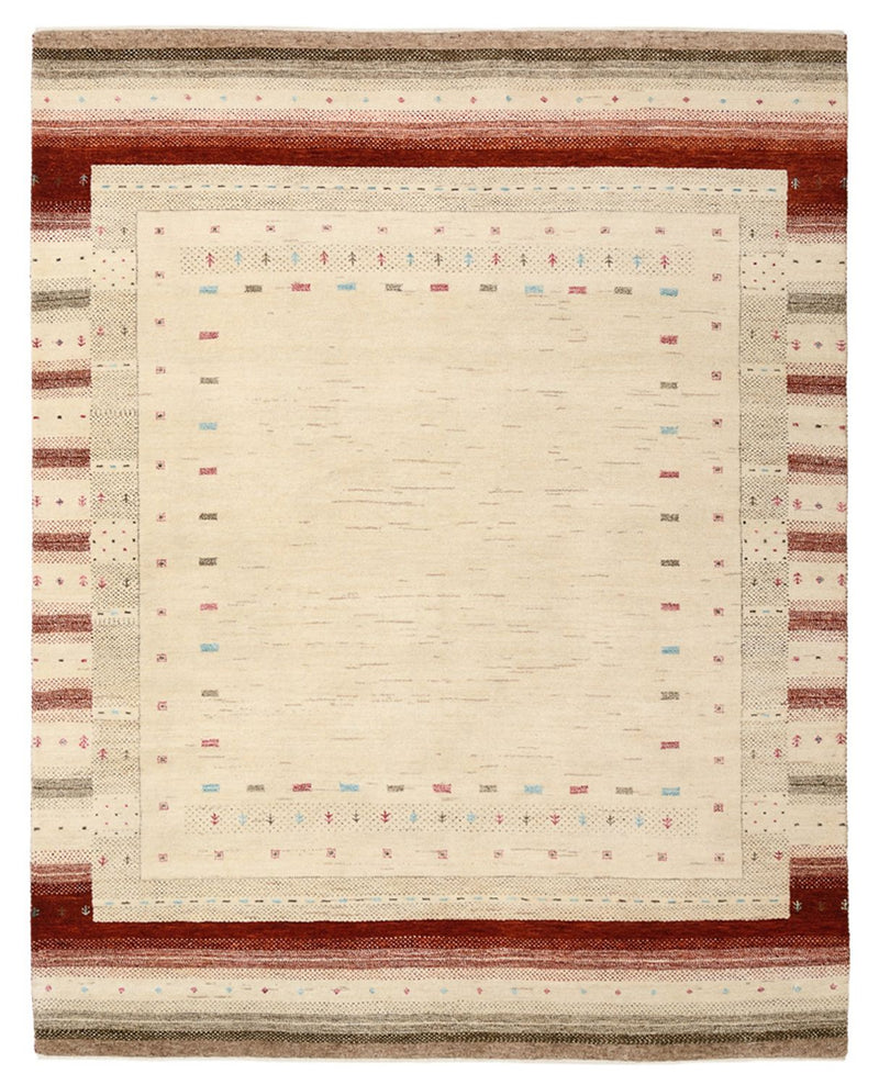 インド ロリバフト 絨毯 199x158cm - ウールラグ