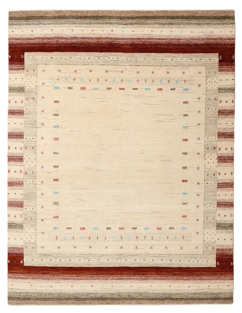 インド ロリバフト 絨毯 199x155cm - ウールラグ