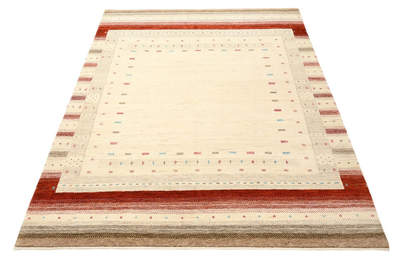 インド ロリバフト 絨毯 194x154cm - ウールラグ
