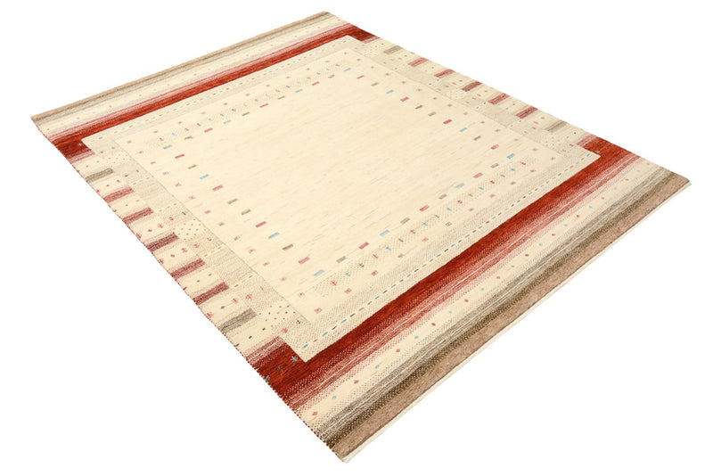 インド ロリバフト 絨毯 194x154cm - ウールラグ