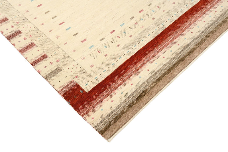 インド ロリバフト 絨毯 194x154cm - ウールラグ
