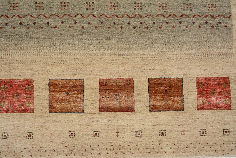 インド ロリバフト 絨毯 306x205cm - ウールラグ