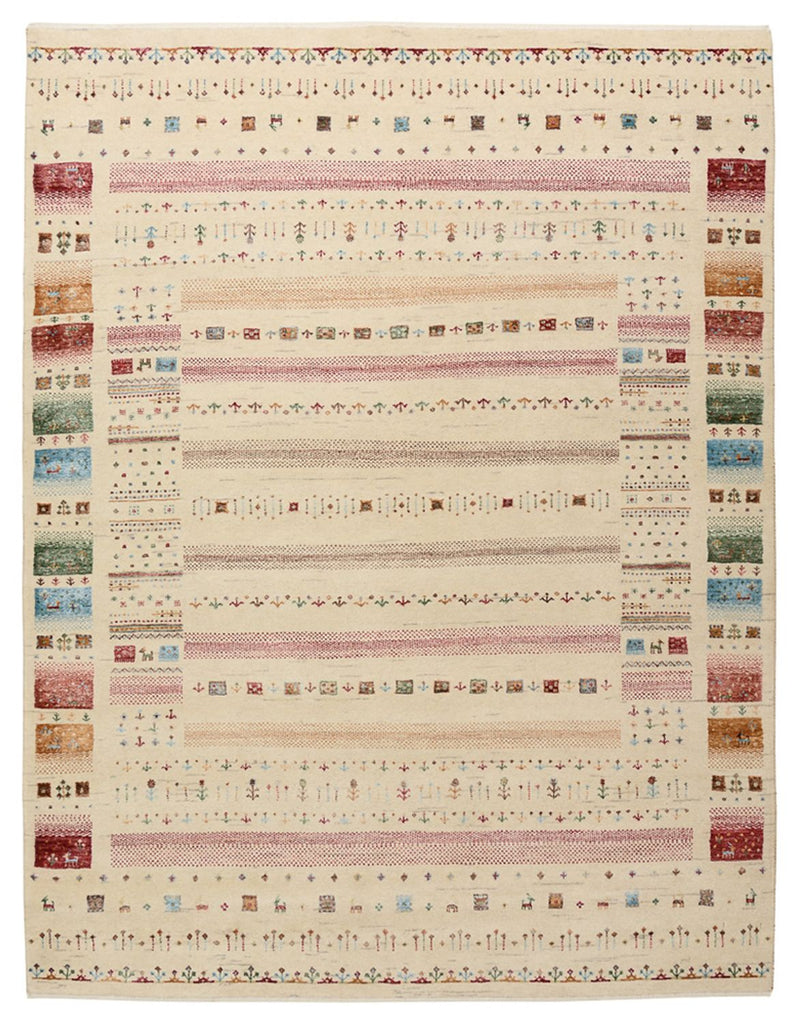 インド ロリバフト 絨毯 201x155cm - ウールラグ