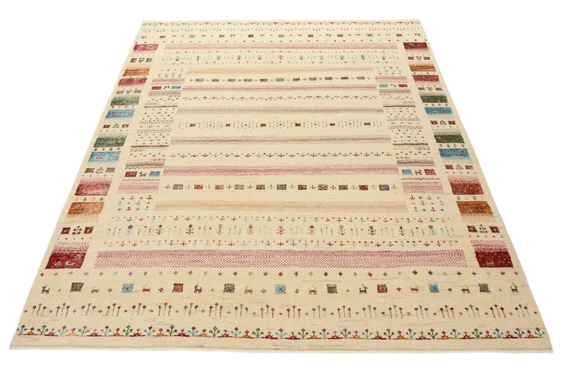インド ロリバフト 絨毯 201x155cm - ウールラグ