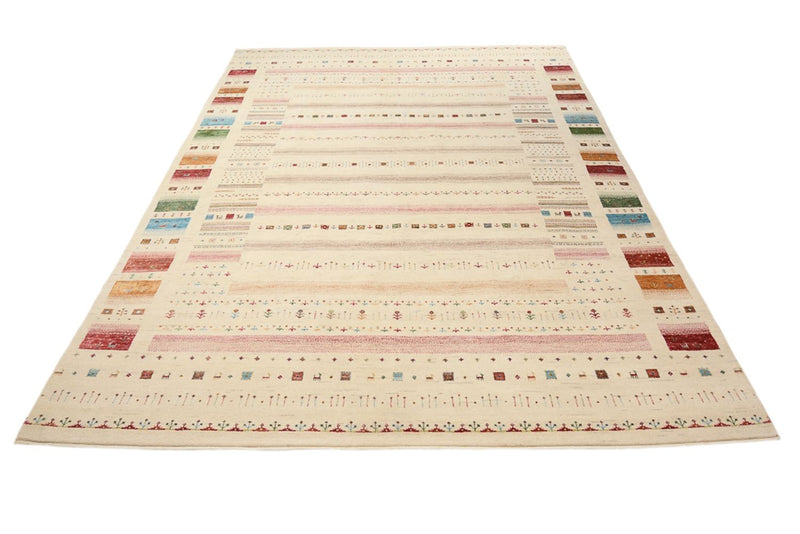 インド ロリバフト 絨毯 356x251cm - ウールラグ