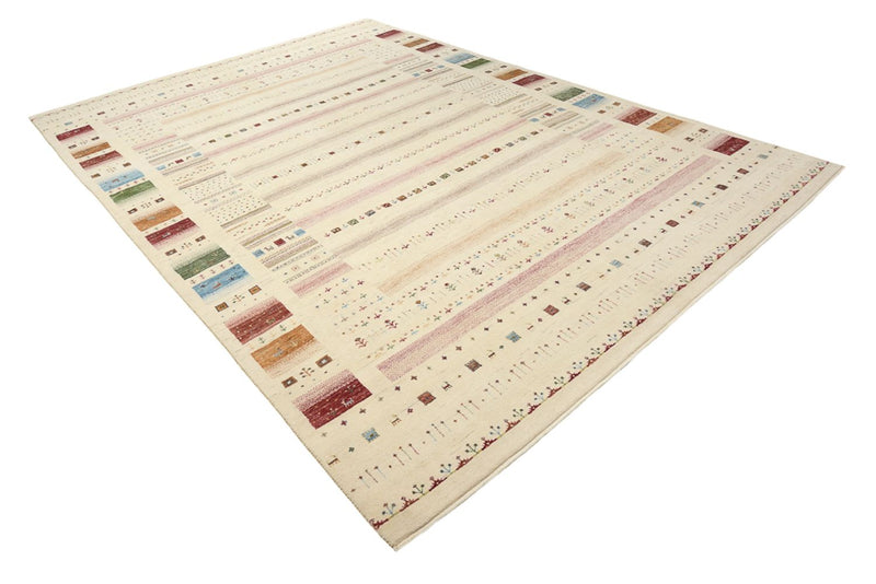 インド ロリバフト 絨毯 356x251cm - ウールラグ