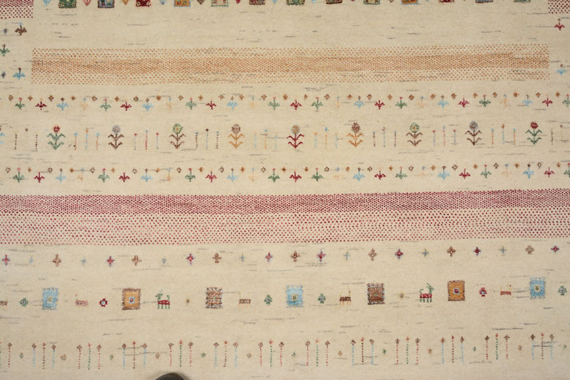 インド ロリバフト 絨毯 304x203cm - ウールラグ