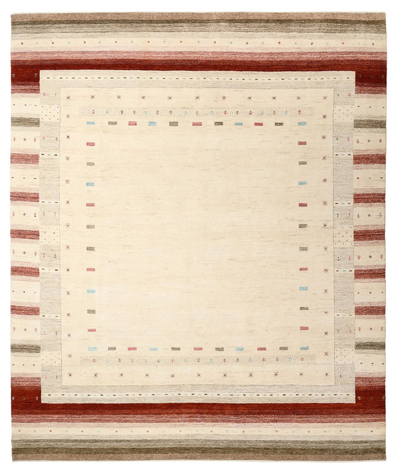 インド ロリバフト 絨毯 300x254cm - ウールラグ
