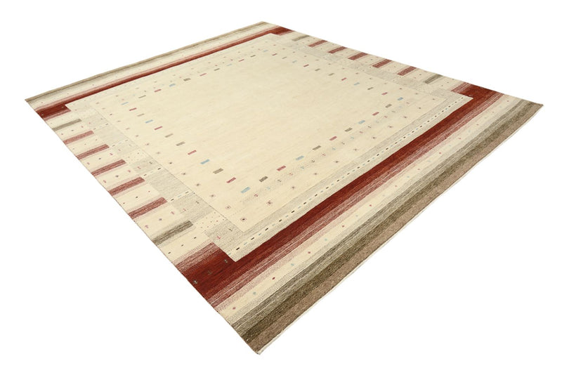 インド ロリバフト 絨毯 300x254cm - ウールラグ