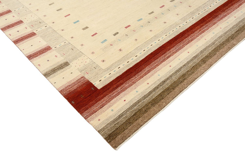 インド ロリバフト 絨毯 300x254cm - ウールラグ