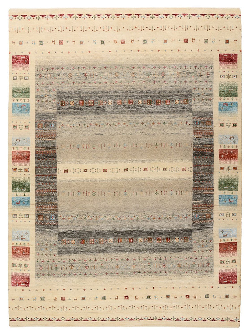 インド ロリバフト 絨毯 244x177cm - ウールラグ