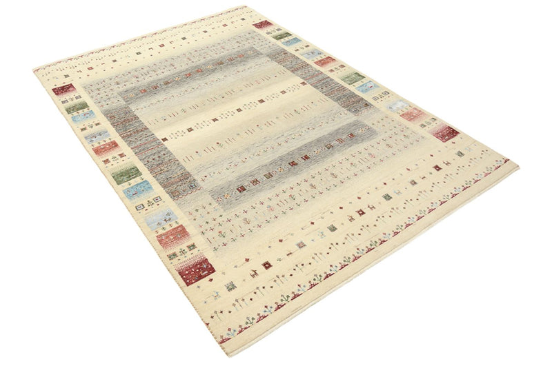 インド ロリバフト 絨毯 204x146cm - ウールラグ
