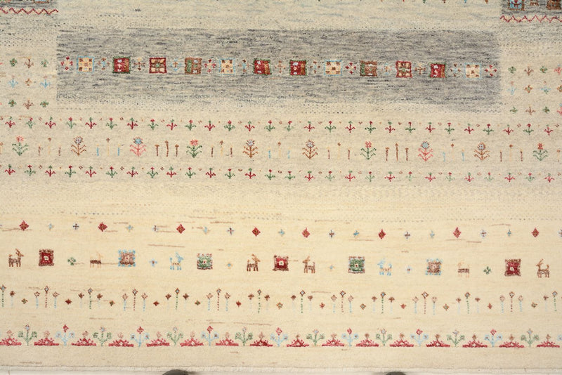 インド ロリバフト 絨毯 204x146cm - ウールラグ