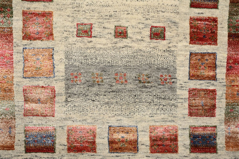 インド ロリバフト 絨毯 141x76cm - ウールラグ